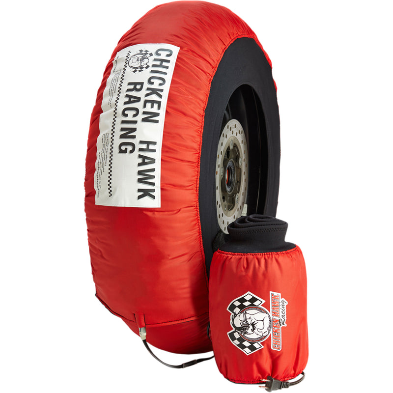 CHICKEN HAWK RACING 0362-0033 PRIV-STD-S/M Privateer Tire Warmers Standard Tire Warmers - Standard - Red - 250GP - Pair