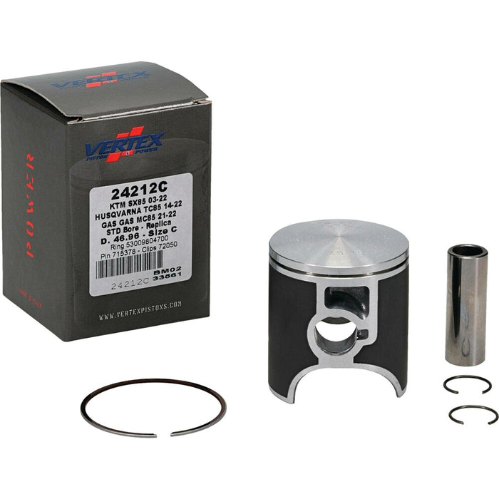 Vertex 175-24212C 24212C PISTON KIT CAST 46.96/STD HUSQ/KTM