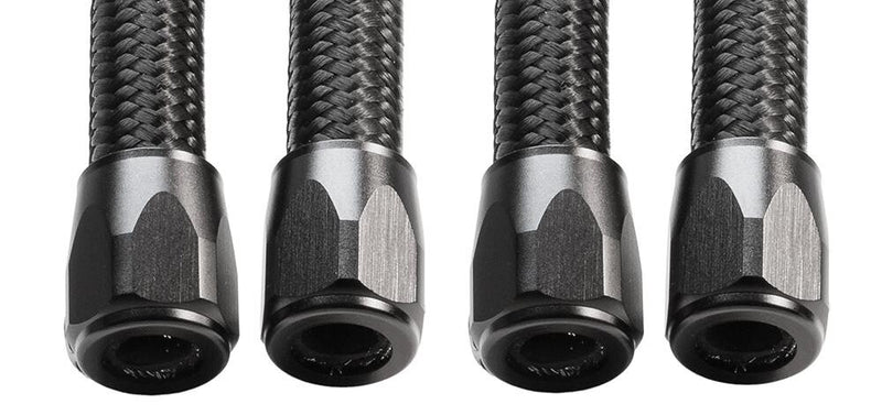 Jagg Hose Finisher 3/8" Black Anodized 4PK - 22-JHF06-BK-4