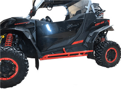 Tab Performance 615-2020-BLK Can-Am Maverick Sport 1000 Rock Sliders Black 2 Seater