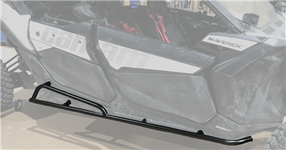 Tab Performance Can-Am Maverick Sport Max Rock Slider Black 4 Seater - 615-2040-BLK Can-Am Maverick 2020-2025