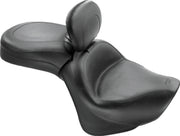 Mustang Motorcycle 79417 Mustang 06-21 Kawasaki Vulcan 900 Classic, Custom Touring 1PC Seat W/driver Backrest - Black - Photo - Primary
