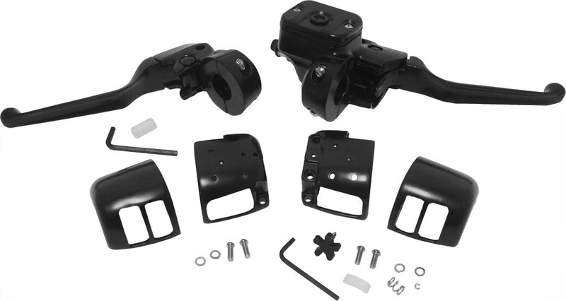 Harddrive Comp H Bar Cntrls 11/16 W O Switches Black - 26-094BK For Harley Motorcycles 1996-2006