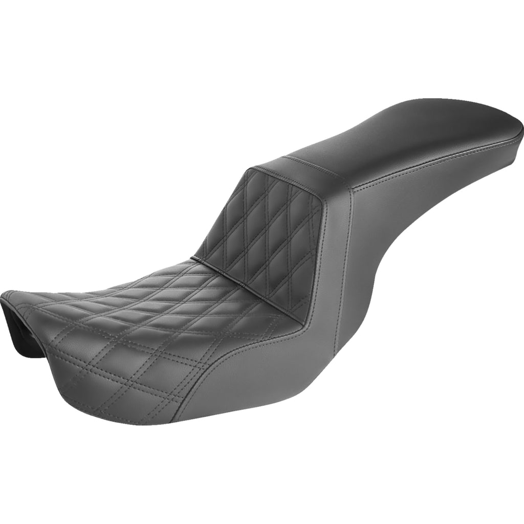SADDLEMEN 0803-0693 806-04-192 Step-Up Seat — Front Lattice Stitch