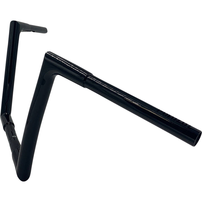 FAT BAGGERS INC. 0601-5516 707010-B 1-1/4" EZ Install Flat Top Handlebar 10" - black