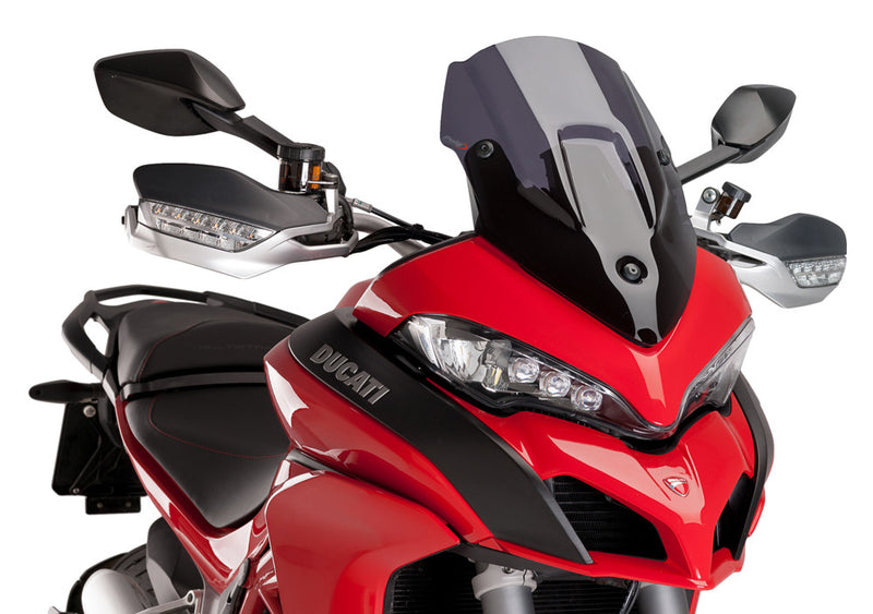 Puig Hi-Tech Parts Windscreen Racing Dark Smoke - 7622F Ducati Multistrada 2015-2019