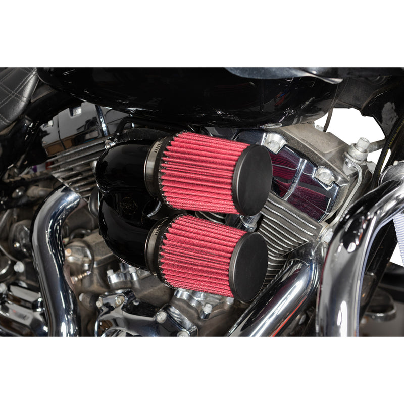 S&S Cycle Tuned Induction Two-In-One Air Cleaner - 170-0637A For Harley Motorcycles 2008-2017