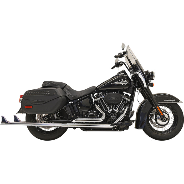 BASSANI XHAUST 1800-2371 1S76E-36 Fishtail True Dual Exhaust System - Fishtail Exhaust without Baffle - 36"