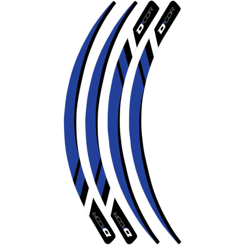 D'COR VISUALS 4320-2353 40-80-220 Rim Decal blue