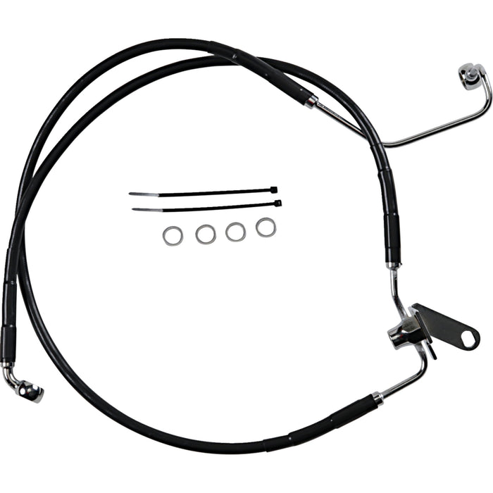 DRAG SPECIALTIES Extended Length Brake Line Kit - Softail