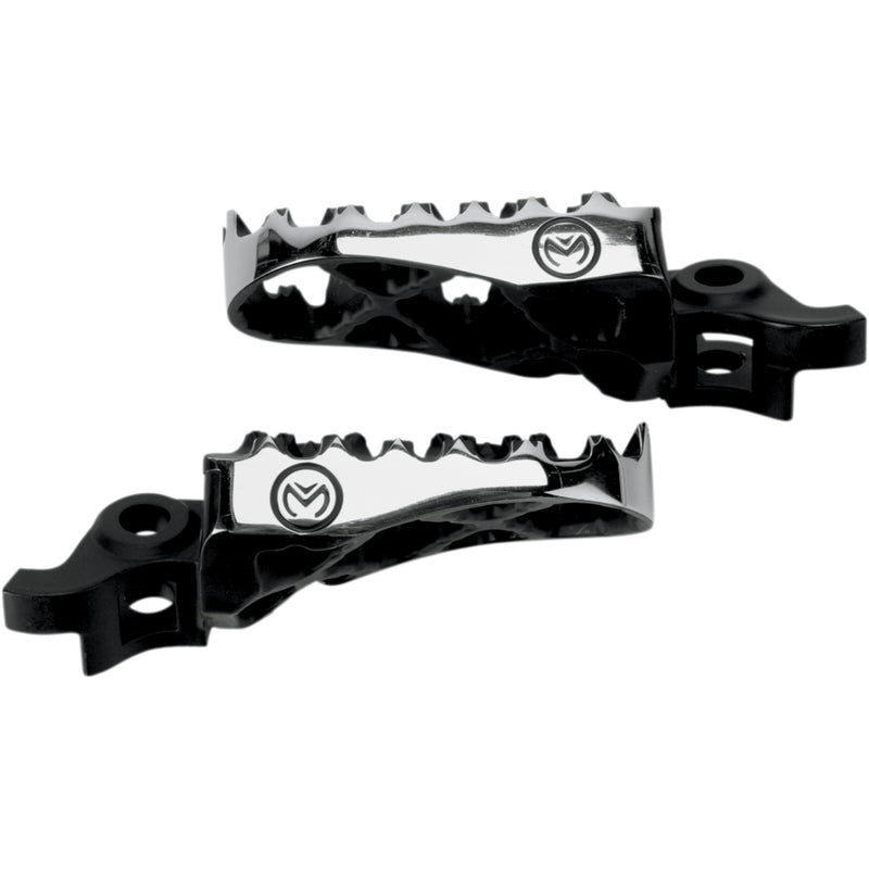 Moose Offroad Hybrid Footpegs - STKXF-5 Suzuki RMZ 250 2005-2006