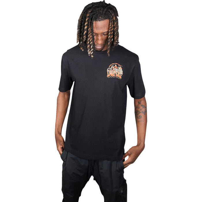 LETHAL THREAT 3030-22835 DT10044S Down-N-Out 4 Life T-Shirt black - small
