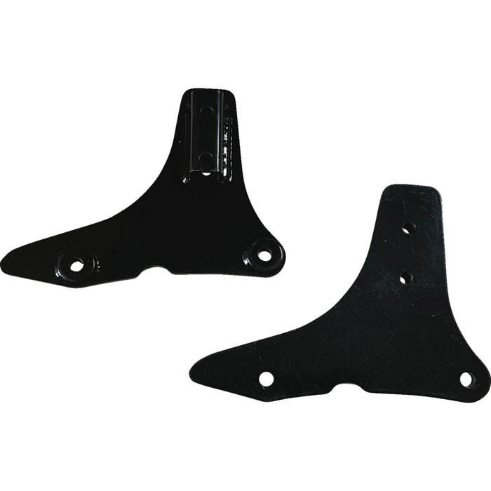 DRAG SPECIALTIES 1504-0124 Sissy Bar Side Plates Side Plates - Black