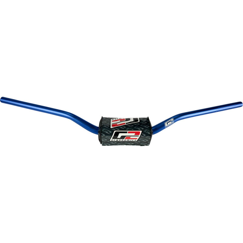 G2 ERGONOMICS CORP. 0601-6965 80-2020 Slicer Pre-Tapped Handlebar mid - blue