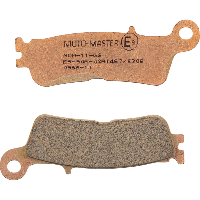 MOTO-MASTER 1721-3437 99811-PU Sintered Brake Pads Brake Pads - Racing Series