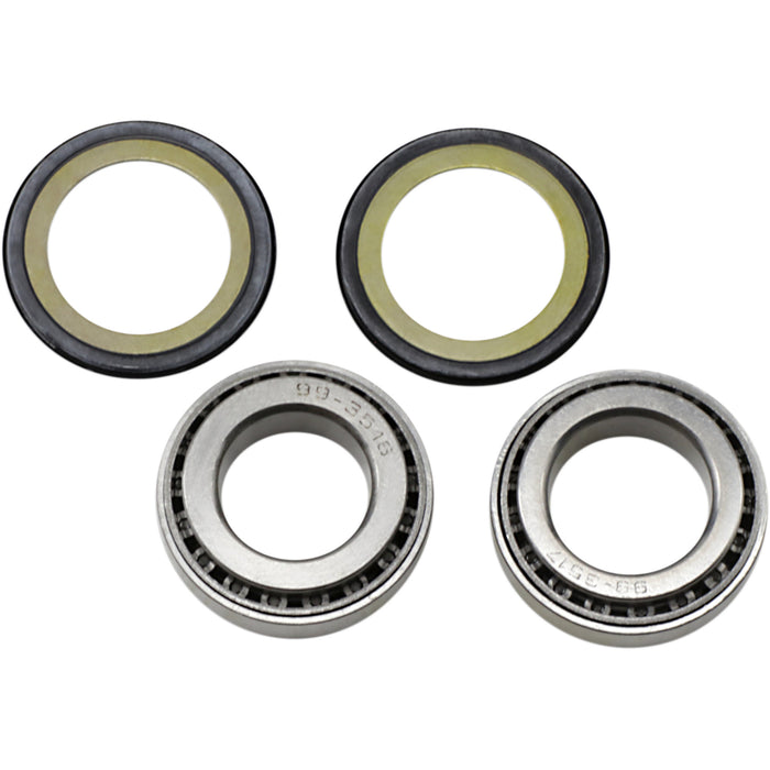ALL BALLS 22-1002 22-1002-A Steering Stem Tapered Roller Bearings and Seals Kit Steering Stem Bearing - Honda