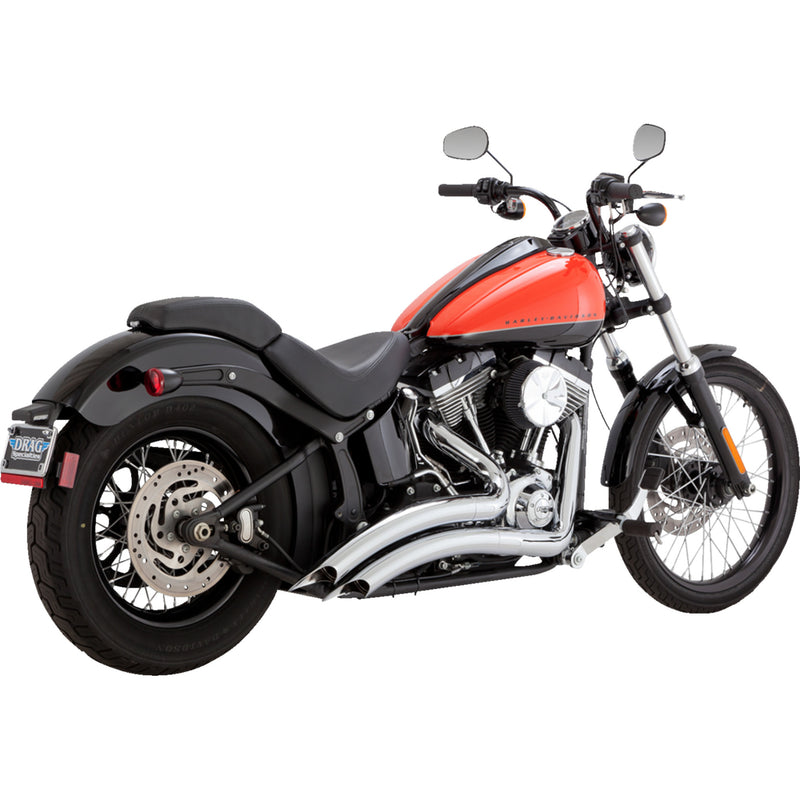 Vance & Hines Big Radius 2-Into-2 Exhaust System - 26079 For Harley Softail 1986-2009