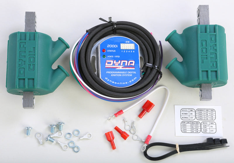 Dynatek 133-3016 D2KI-3P DYNA 2000I CARB DUAL PLUG / SINGLE FIRE KIT