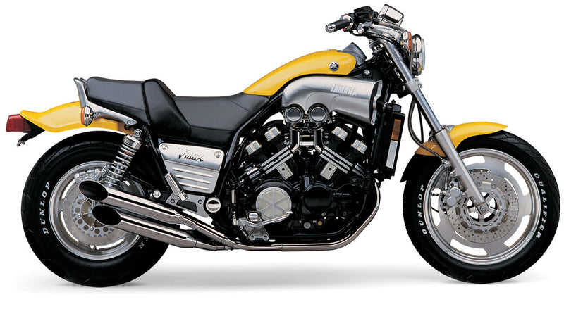 Cobra Blvd Slashcut Slip ON Chrome Yamaha Vmax - 2168SC Yamaha 1200 Max 1988-2007