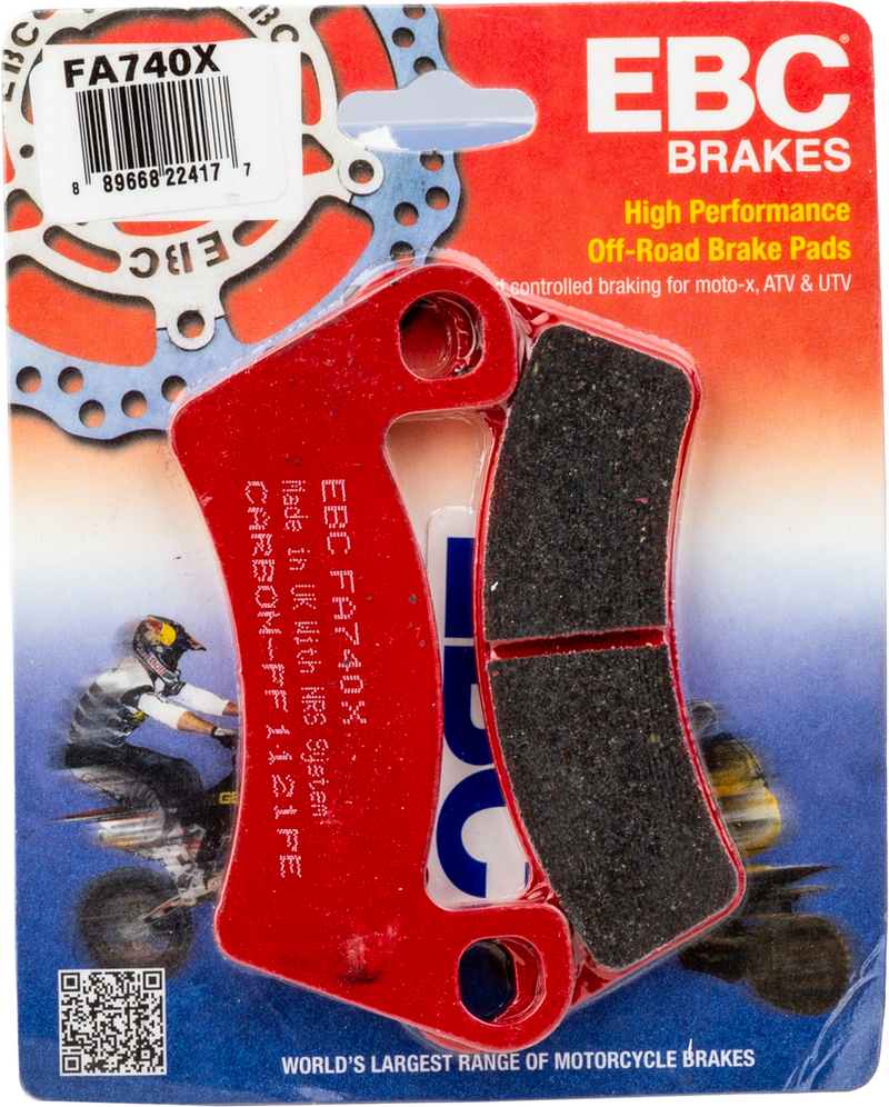 EBC Brake Pads Carbon X Series - FA740X Arctic Cat Prowler Pro Crew 2020