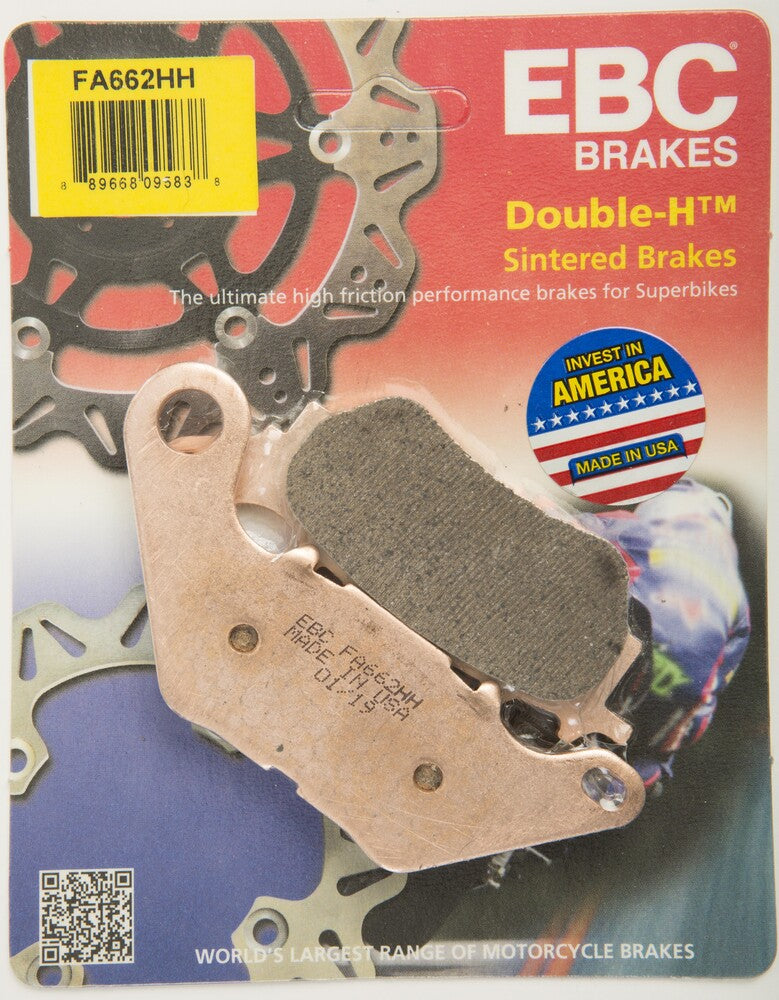 Ebc 15-662H FA662HH BRAKE PADS FA662HH DOUBLE-H SINTERED