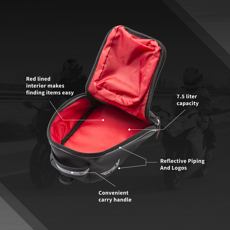 Fly Racing 479-10300 #6245 479-10~300 SMALL TANK BAG BLACK