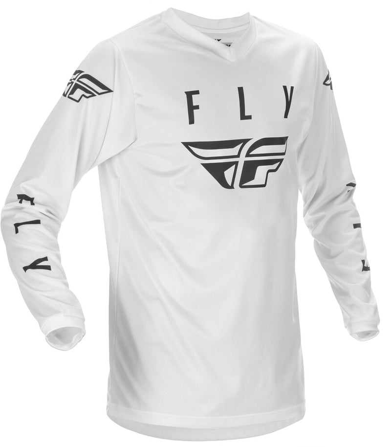 Fly Racing FLY Universal Jersey White Black MD