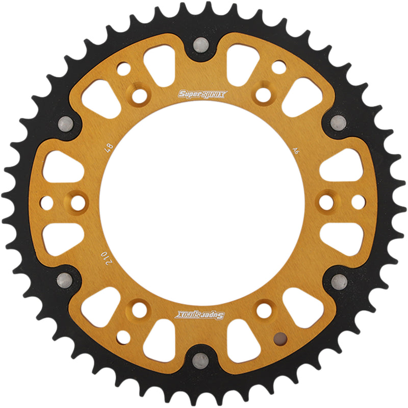 SUPERSPROX 1210-1969 RST-210-48-GLD Stealth Rear Sprocket 48 tooth - gold - honda