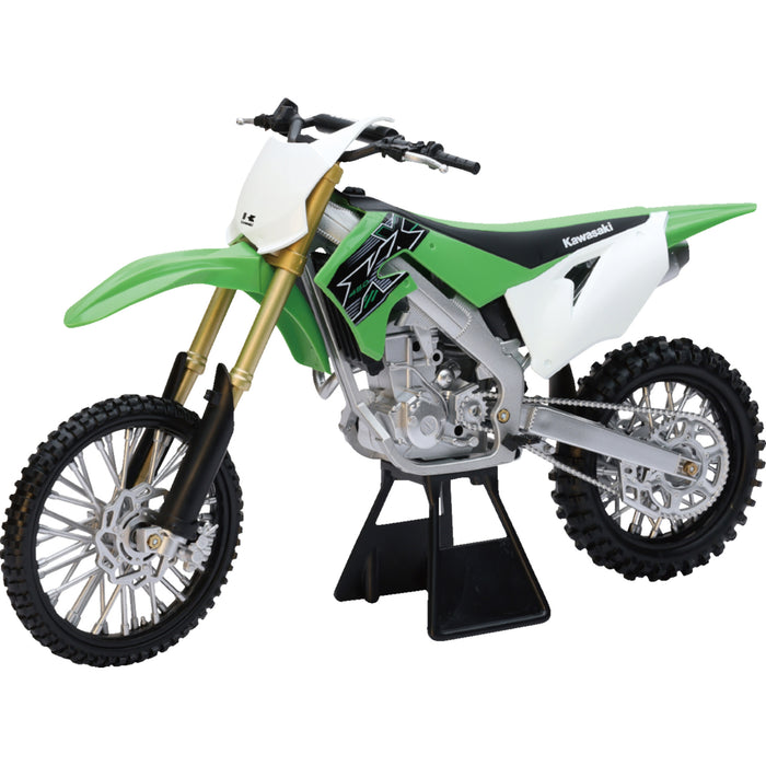 NEW RAY TOYS 7001-0071 49653 Kawasaki KX 450F 2019 Dirt Bike 1:6 scale - green/white/black
