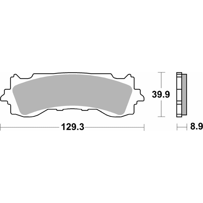 Sbs Brake Pad - 952HS Honda Gold Wing 2018-2024