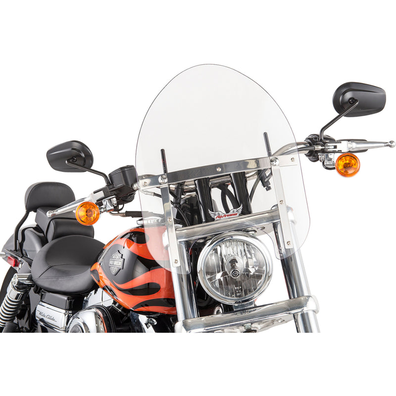 Slipstreamer Mini Police Windshield - HD-0-C For Harley Motorcycles 1999-2025 | Honda Motorcycles 1992-2025 | Kawasaki Motorcycles 1996-2025