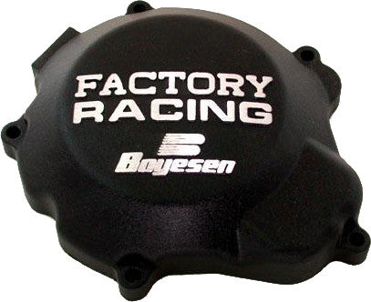 Boyesen Factory Racing Ignition Cover Black - SC-12B Kawasaki KX 250 1990-2004