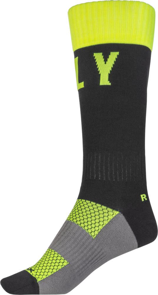 Fly Racing 350-0530S 350-0530S MX PRO SOCKS HI-VIS/BLACK SM/MD