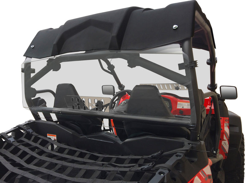 Spike Rear Windshield Vented CF Moto Z-Force - 77-3202V-R