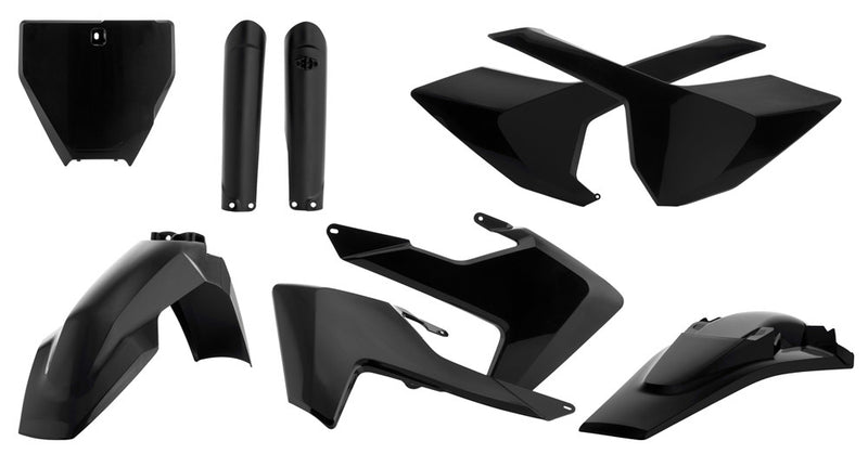 Acerbis Full Plastic Kit Black - 2462600001 Husqvarna TC 250 2017-2018