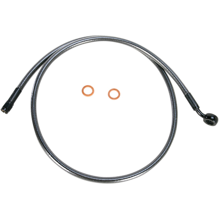 MAGNUM SHIELDING 1741-3722 AS47940 Alternate Length Designer Series ABS-Specific Front Brake Line Kit - Brake Line -7/16"-35° - 40" - Black Pearl