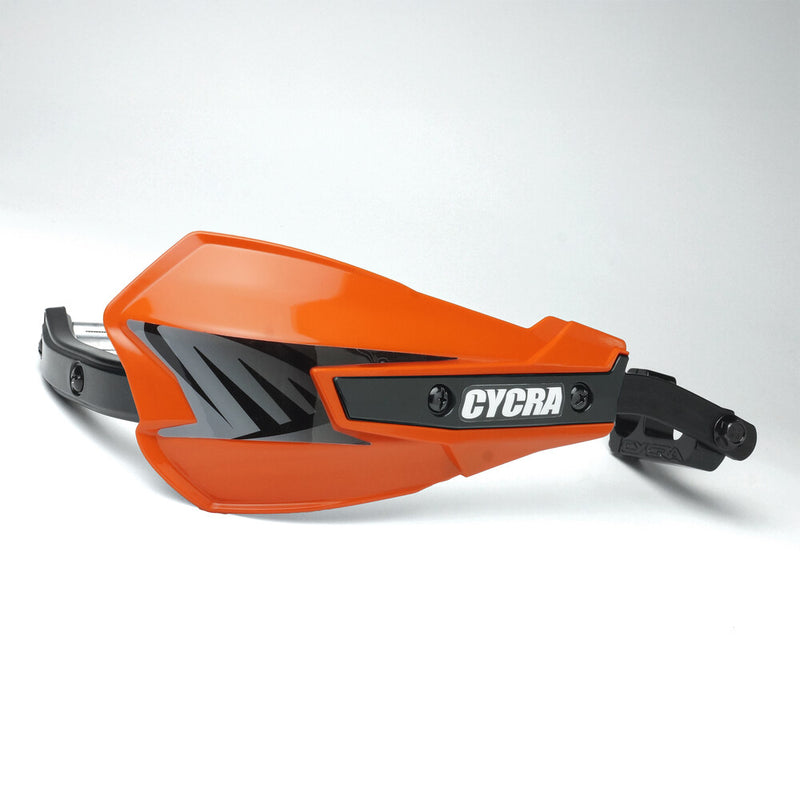 Cycra 714-1641 1CYC-7801-22 VORTEX HANDGUARDS W/UNIVERSAL U-CLAMPS - ORANGE