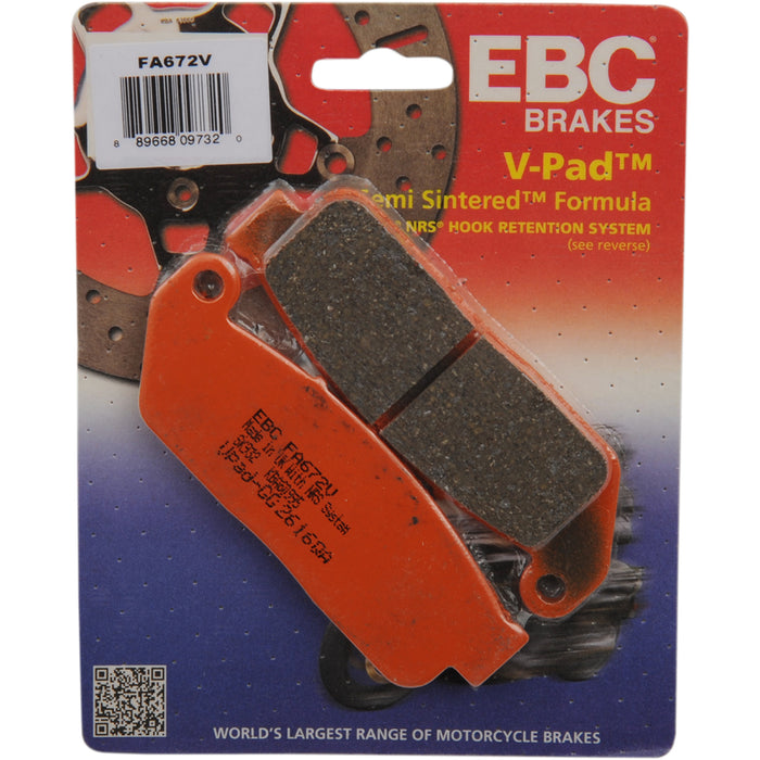 EBC 1721-2782 FA672V Sintered Metal Indian/Victory Brake Pads Brake Pads - Scout - FA672V
