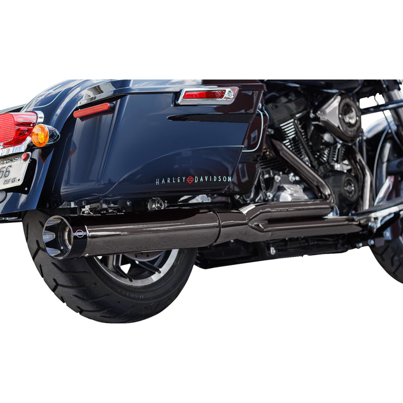 S&S Cycle Sidewinder 2-Into-1 Exhaust System - 550-1087 For Harley Touring 2017-2023