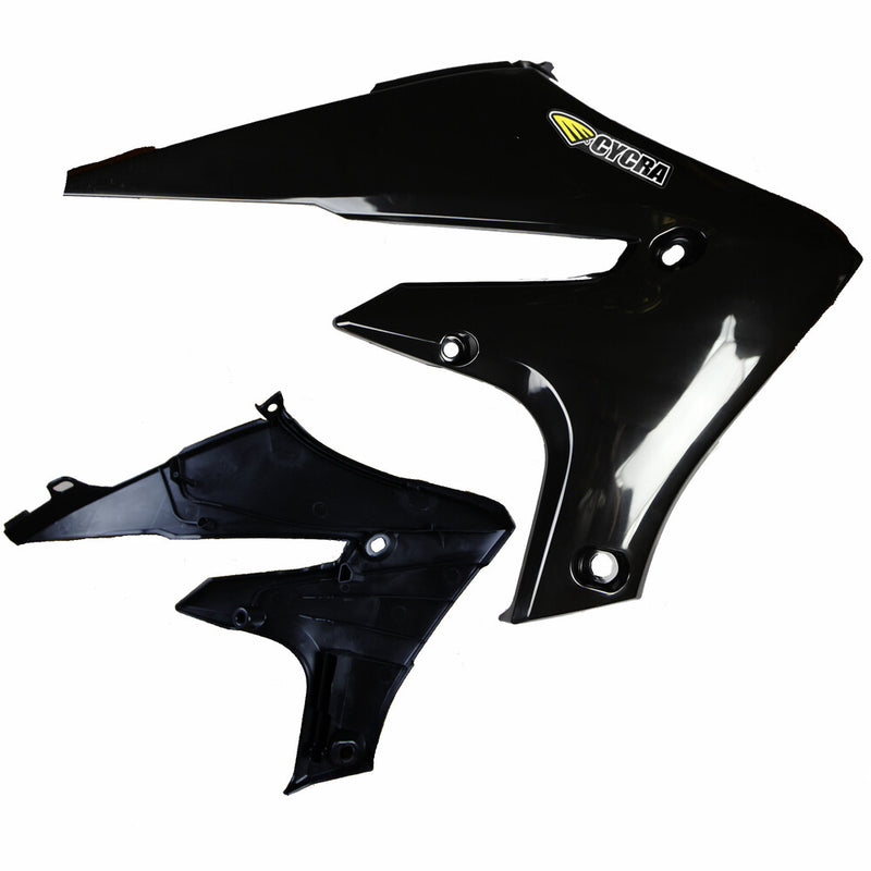 Cycra Powerflow Shrouds Black - 1CYC-1784-12 Yamaha Dirt Bikes 2018-2024