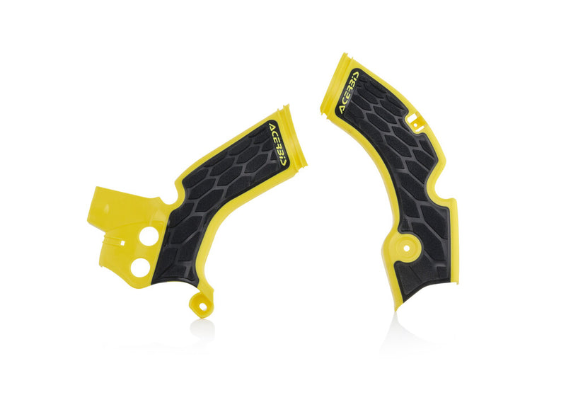 Acerbis X-Grip Frame Guard Yellow Black - 2688751017 Suzuki RMZ 250 2015-2018