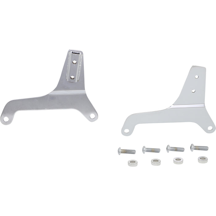 DRAG SPECIALTIES 1504-0067 Sissy Bar Side Plates Side Plates - Chrome