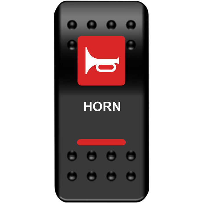 MOOSE OFFROAD 2106-0482 HRN-PWR-R Rocker Switch horn - red