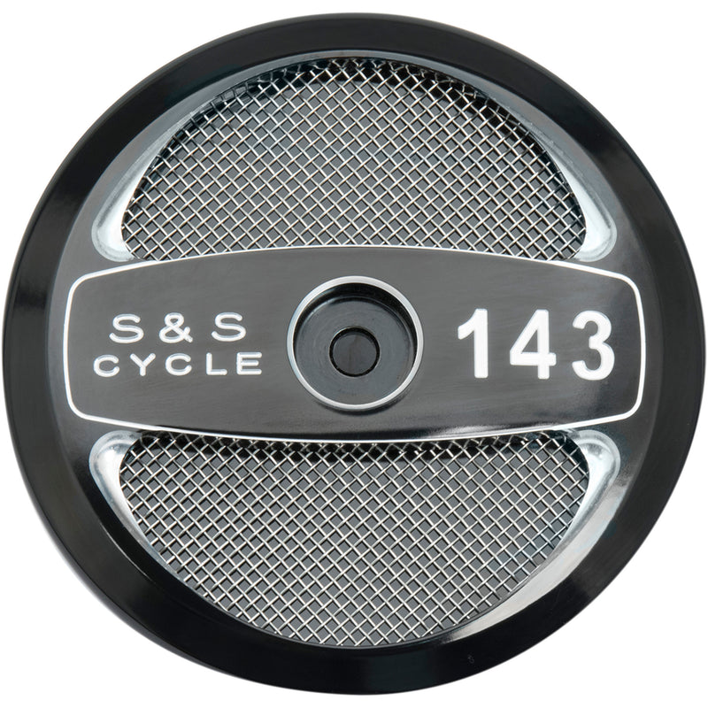 S&S CYCLE 1014-0246 170-0323 Stealth Air Cleaner Cover - Black - 143"
