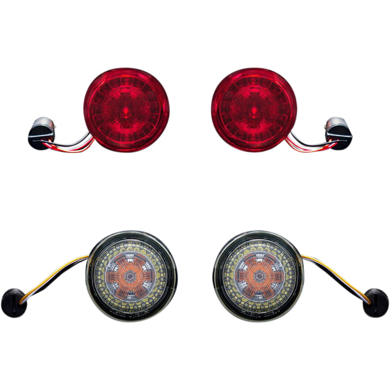 (OPEN BOX) Custom Dynamics ProBEAM® Turn Signal Assembly - PB-BCM-KIT1 For Harley Motorcycles 2011-2024
