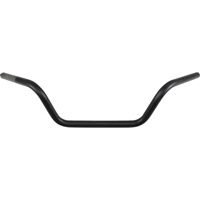 DRAG SPECIALTIES 0601-4187 1" Handlebar — Buckhorn/Low 1" Handlebar - Buckhorn Low - TBW - Flat Black