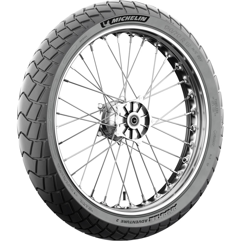 MICHELIN 0316-0701 60948 Anakee Adventure 2 Tire Tire - Anakee Adventure 2 - Front - 120/70R17 - 58V