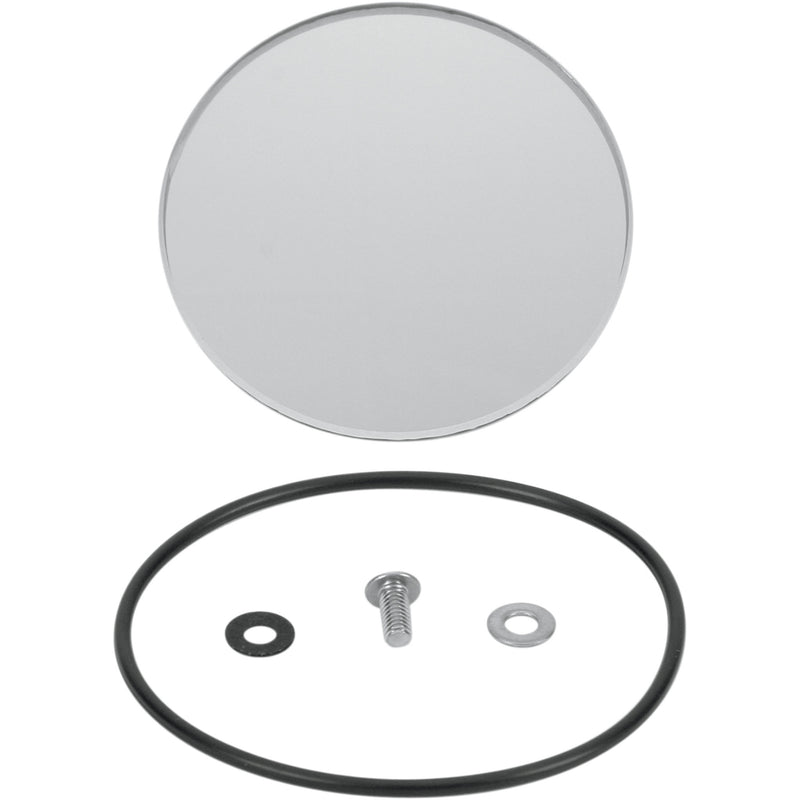 CRG 0641-0015 GK-200 Replacement Glass Kit for Blindsight Bar End Mirror Mirror Glass - Replacement - 2" - Blindsight