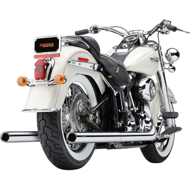 Cobra Bad Hombre Duals 2-Into-2 Exhaust System - 6985 For Harley Softail 2007-2011