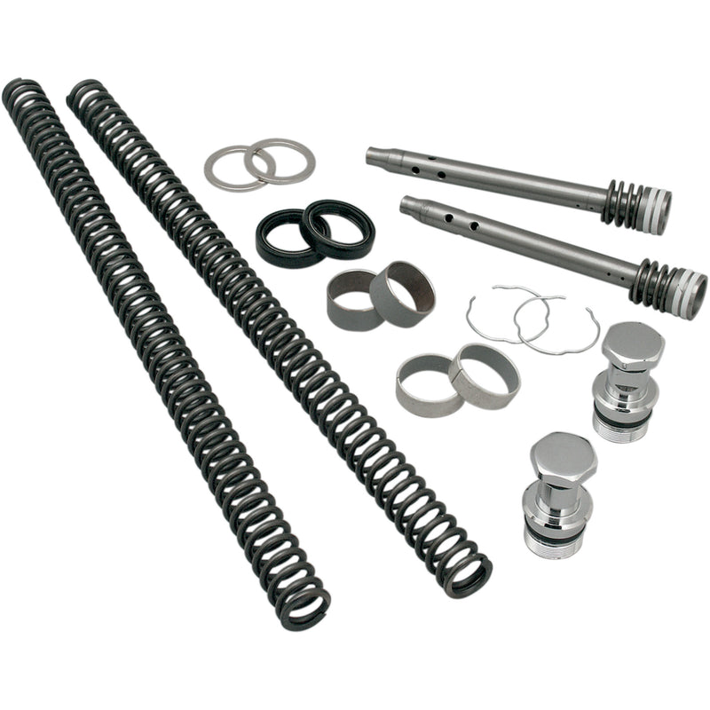 Pro-One Perf.mfg. Gold Valve Fork Kit - 105579 For Harley Softail / Dyna 1985-2010